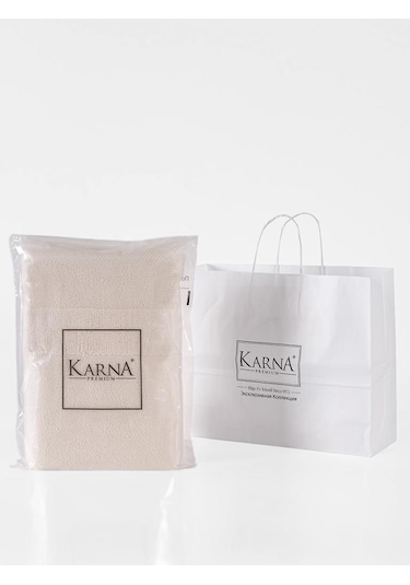 Cotton %100 Banyo Havlusu 50x90 Cm Krem
