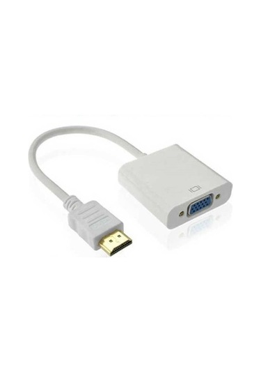4547 Hdmi To Vga Çevirici Dönüştürücü Adaptör Monitör Laptop Uydu