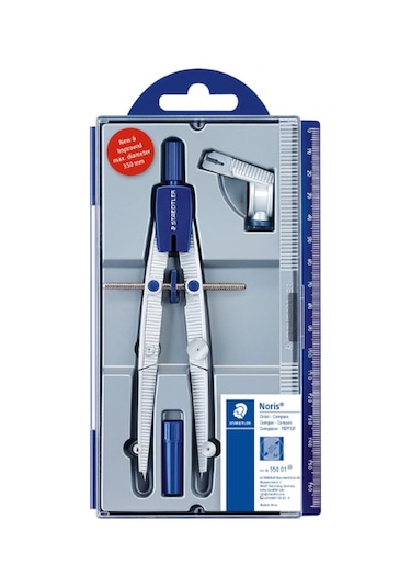 Staedtler Hassas Ayarlı Kalem Adaptörlü Metal Pergel Seti 2 Parça
