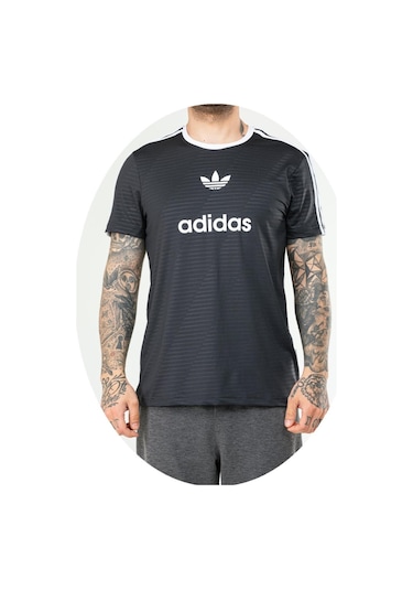 Adidas Ef-4380 Erkek Polyester T-shirt Antrasit