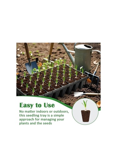 Pazly Tepsileri Taşınabilir Mikrogreens Fide Kabı 32-delik 10 Mv Suntek