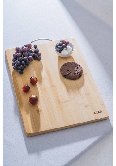 Acar Bambu Kesme Tahtası - 44 Cm Kahverengi