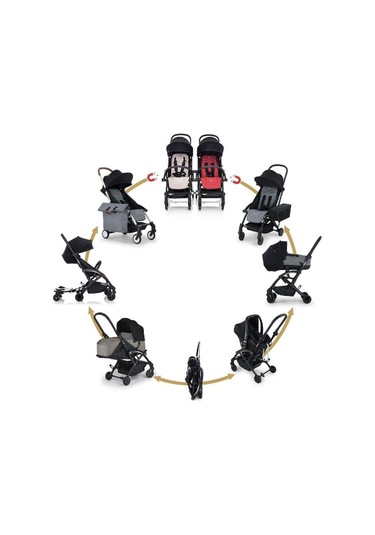 Bumprider Connect³ Bebek Arabası Portbebe Grey Melange