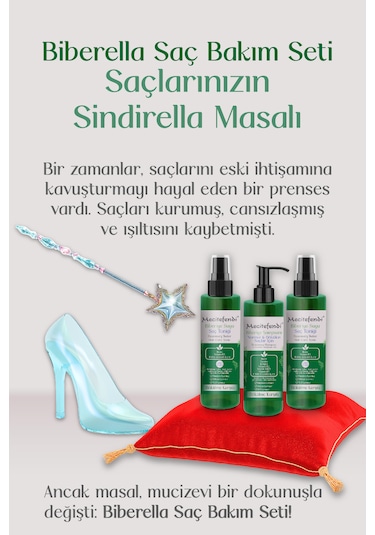 Mecitefendi Biberiye Saç Bakım Seti Biberella - Biberiye Şampuan 150 ml + Biberiye