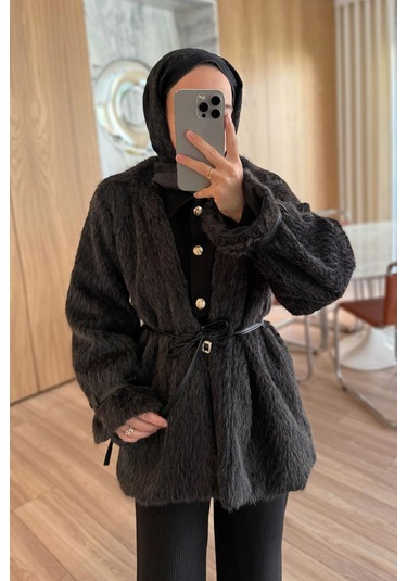 Alpaka Kürk - Siyah Siyah