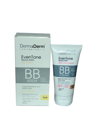 Dermaderm Light Açık Ton Even Tone Beauty Balm Doğal BB Krem 50 ML