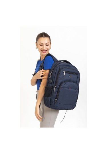 Dada Lacivert Okul Çantası Geniş İç Hacim Uzun Ömürlü Ve Sağlam Ortaokul Lise Üniversite Dada 03