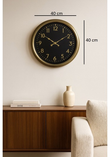 Büro Ev Ofis Hediyesi İçin 40cm Retro Model Duvar Saati Diğer