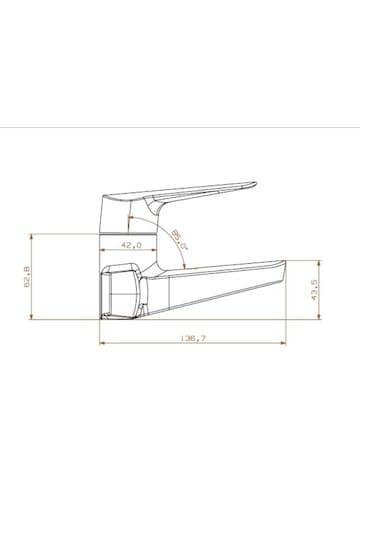 Creavit BV2500 Bevel Banyo Armatürü Krom