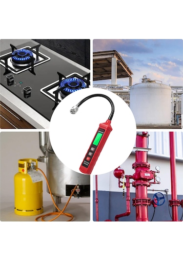 Lemestar "profesyonel Gaz Kaçak Dedektörü - Doğalgaz, Propan Ve Metan Tespiti İçin Hızlı Ve Güvenilir"
