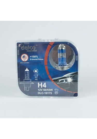 Delco U.s.a H4 X-treme Vision +%150 Fazla Işık Far Ampulü 12 Volt