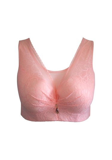 Pembe Fallsweet Kadın Yelek Sütyen Bcd Fincan Mesh İle Push Up Sütyen Tam Kapsama Sütyen Gündelik Giyim Pembe