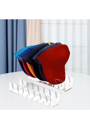 Suntek Şapka Depolama Rafı Masaüstü 2-adet-şeffaf-4mm