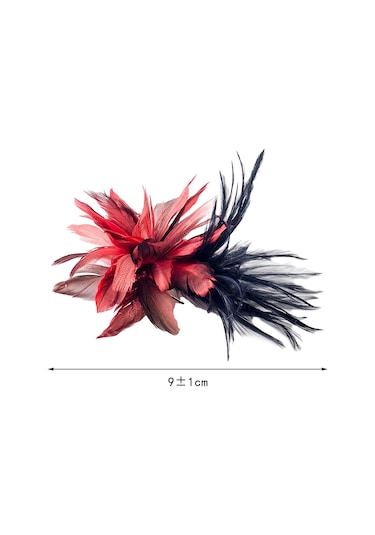 Suntek Moda Tüy Broş Şapkalar Broş Kostümleri Parti Için Çok Renkli