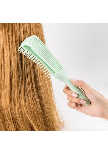 Salon Saç Fırçası Dolaşık Açıcı Fırça Saç Derisi Masaj Saç Tarak Dolaşık Açıcı Fırça Kıvırcık Saç Fırçası Dolaşık Açıcı Saç Fırçası Kadın Erkek