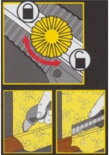 Stanley Maket Bıçağı Falçata 18MM Yüksek Maket Bıçak