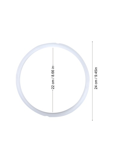 Yuntech01 5/6/8qt Elektrikli Basınç Potu İçin Yemek Grade Silikon Tamamlayıcı Sigorta Halka Beyaz Diğer