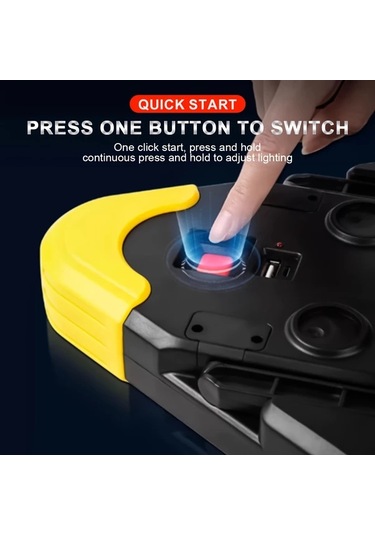 Cordial 1 Bilgisayar Güneş Enerjili Üçgen Acil Durum İşareti El Feneri 5 Modlu Şarj Edilebilir Kamp Yürüyüş 150m Menzil 300 Lümen Usb Kablosu Dahil Altın