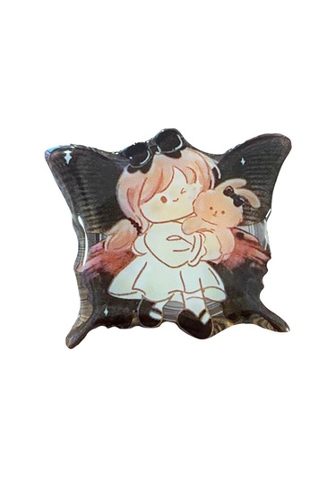 E2m Pop Socket Telefon Tutucu Kelebek Sarı Sarı