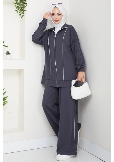 Biyeli Oysho İkili Takım 1608 - Antrasit Antrasit