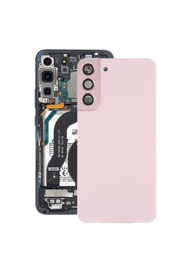 Samsung Galaxy Uyumlu S22 5g Sm-s906b İçin Kamera Lens Kapaklı Arka Kapak Altın Altın