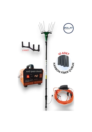 Polıve 5000 Zeytin Hasat Makinesi Ve Polat 12volt Trafolu Akü Şarj Cihazlı