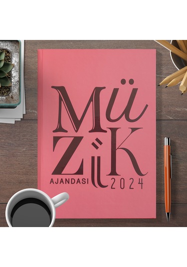 Müzik Ajandası 2021-2022-2023-2024 Koleksiyon Turuncu