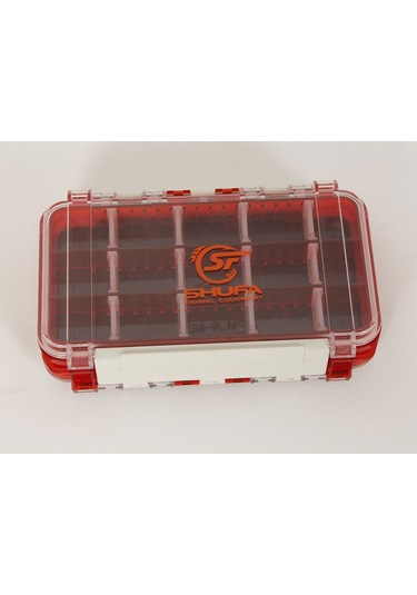 Contalı Kırmızı Çift Taraflı Eva+silikon Lrf Kutusu Balık Ekipmanlarınızı Düzenli, Güvende Tutun