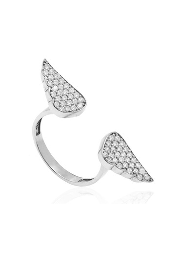 Zirkon Taşlı Pırlanta Montür Gümüş Rengi Kaplama Kanat Desenli Gümüş Yüzük Jwlera.com Da Kanat Desenli Gümüş Yüzüklerde Kampanyalı Fiyatlar Hemen Satın Almak İçin Tıkla Gümüş - Rose Gold