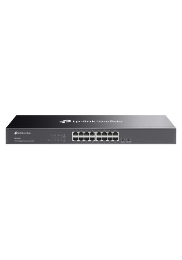 Omada Ds1016g, 16 Port Gigabit, Yönetilemez, Rackmount Metal Kasa Switch