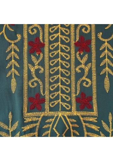 Parlak Kırmızı Edolynsa Nakış Plaj Cover Up Saida De Praia Mayo Kadın Bikini Cover Up Tunikler Plaj Pareo Sarong Beachwear Q790 Parlak Kırmızı