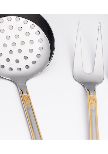 Maxx Doria Athens G Decorated 5 Parça Servis Takımı Pa1071 Gold