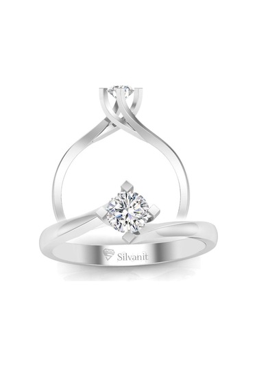 0,30 Karat F Renk Uluslararası Sertifikalı Pırlanta Tektaş Yüzük (464657500)