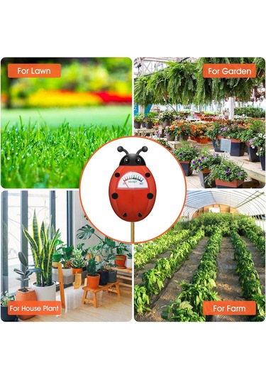 Ximistore9 Bitkisel Nem Ölçer - Tek Prob Toprak Nem Miktarı Testeri, Batarya Gerektirmeyen Bahçe/iç Mekan Bakım Aracı