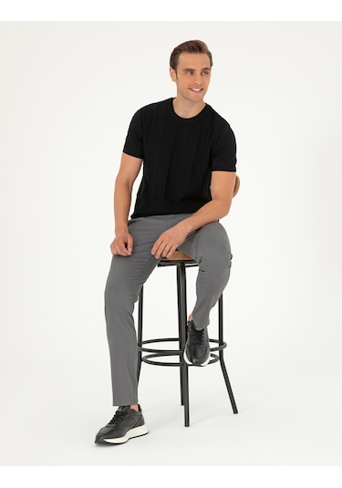 Pierre Cardin Erkek Gri Pantolon Kanvas-chino 50292522-vr024 Gri