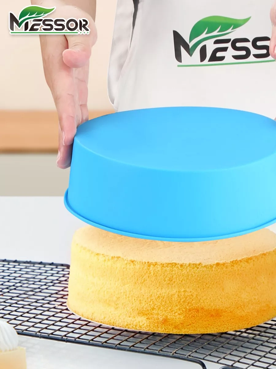 Messor 15, 18, 22 Cm Fırın Ve Pişirme İçin Silikondan Yapılmış Kalıp Seti 140174969 Açık Mavi