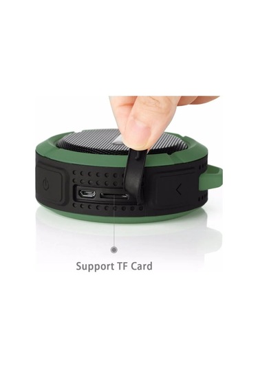 C6 Taşınabilir Kablosuz Bluetooth Hoparlör Su Geçirmez Vantuz
