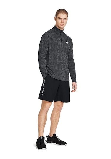 Under Armour Tech Woven Wordmark Erkek Siyah Antrenman Şort - 1383356-10974 Siyah