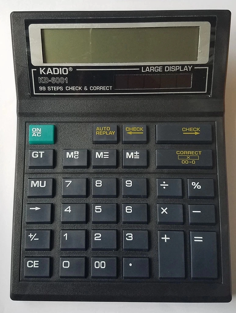 Kd-6001 Hesap Makinası Çok Renkli