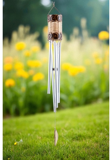 Hasır Detaylı Rüzgar Çanı