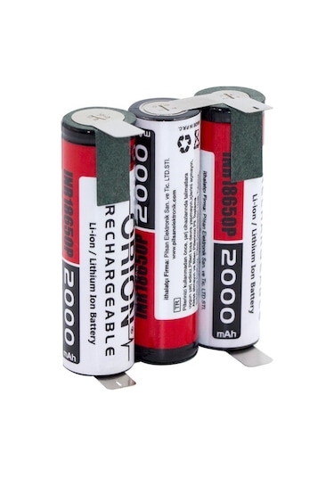 Orion 18650 12V 2000 mAh 3S Li-ion Şarjlı Pil