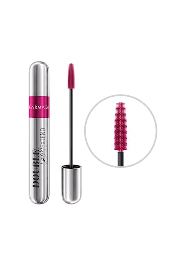 Farmasi Double Lash Extend Çift Etkili Maskara 12 ML Siyah