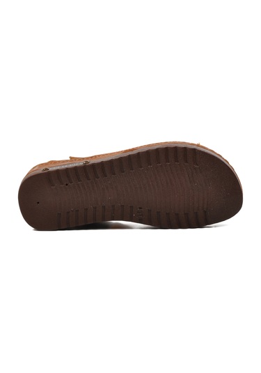 Ayakmod 07-109rr Taba Kadın Sandalet 001