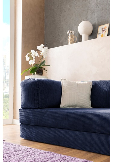 Argimo Godila Yatak Köşe Koltuk Lacivert