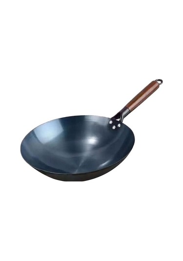 Ankatek Wok Tencere Tava Suntek Sautee Saplı Magideal Kaynatma Evrensel Ahşap 30cm Pb Siyah Siyah