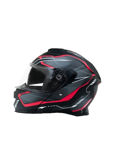 My Helmets Mks002-bgr Güneş Vizörlü Şeffaf Çene Açılır Motosiklet Kaskı