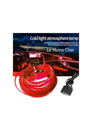 Seat Leon Kırmızı 2 Metre Neon Ip Led Torpido Fitili