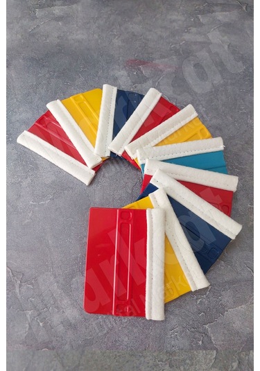 Keçeli Ragle 10 Adet Folyo & Cam Filmi Yapıştırma Aparatı