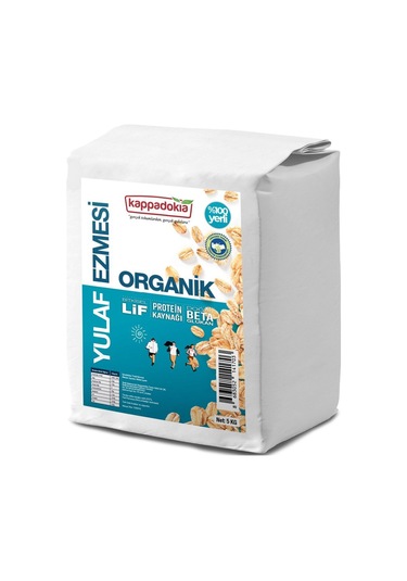 Kappadokia Organik Yulaf Ezmesi - Ekonomik Boy - 5 Kg
