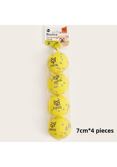 Hangfox Köpekler İçin Dayanıklı Diş Tırmalama Oyuncak Seti - Büyük Irklar İçin, Dışarıda Eğlence: Frisbee + Moleküler Top + Esnek Top Sarı